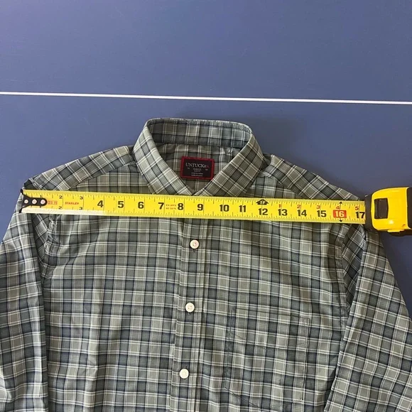 UNTUCKit Slim Fit Men’s Long Sleeve Button Down Shirt Size Small - Picture 3 of 4